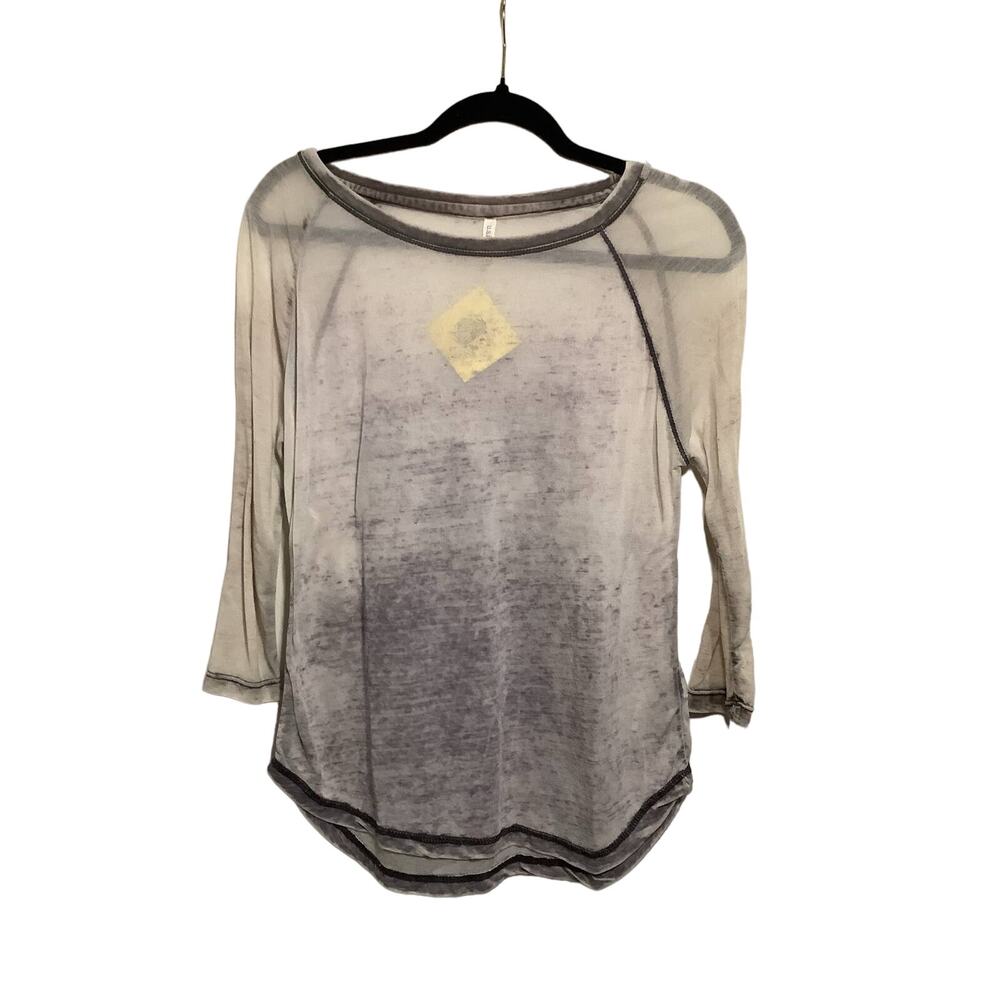 U.S. Apparel 3/4 Sleeve Sheer Tee Size Medium